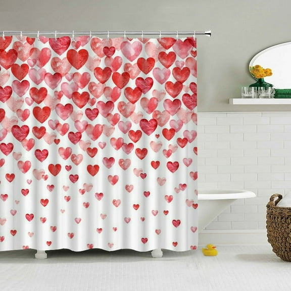 3d Printing Flowers Shower Curtains Bathroom Curtain Waterproof With Polyester Cloth 180x240cm Bath Home Decor Screen