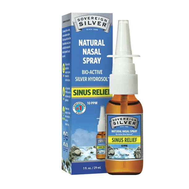 Sovereign Silver BioActive Silver Hydrosol for Sinus Relief