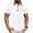 09# White, variant on Qwertyu Mens Casual Polo Shirts Classic Short Sleeve Basic Golf Button Shirt with Pocket Light Blue L