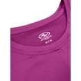 thumbnail image 3 of Athletic Works Girls Active Twist Front T-Shirt, Sizes 4-16 Plus, 3 of 4