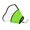 Fluorescent Green S, variant on Dog Cone Collar Adjustable Fastener Tape Post-Surgery Recovery Soft Dog Cone Collar with Clear Splicing Cover
