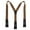 Tan, variant on Welch  Elastic Button-End Y-Back 1 1/2 Inch Double Face Suspenders (Men)