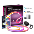 thumbnail image 1 of Tira Led Neon Programable RGBIC Wifi de 5m compatible con Alexa y Google Home Homebit RGBIC neon de 5m, 1 of 6