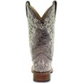 thumbnail image 7 of Corral Women's Crater Embroidered Western Boot Square Toe Brown 7 M  US, 7 of 7