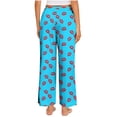 thumbnail image 6 of Womens Valentines Pajama Pants Soft Sleepwear Drawstring Wide Leg Lounge Bottoms Valentine's Love Printed Casual Pants, 6 of 6