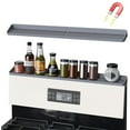 thumbnail image 4 of Mistaha Stove Top Shelf Silicone Storage Magnetic Oven Shelf for Kitchen Spice Rack Organizer 30inches, 4 of 6