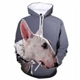 thumbnail image 3 of Sudadera con capucha con estampado 3D de bull terrier para hombre, sudadera con capucha de gran tamaño con gráficos de perros y animales, sudadera transpirable de otoño 2023, 3 of 5