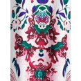 thumbnail image 4 of Talla grande hombro frío impreso floral tee asimétrico Rosegal Camisetas tallas grandes, 4 of 5