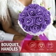 thumbnail image 1 of NUOLUX Ramo De Flores Para Novia En Tono Morado Con Para Arreglos De, 1 of 5
