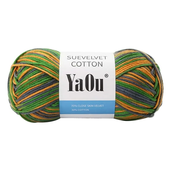 SSZMDLB under $5 Wool Yarn, DIY Wool Yarn for Knitting, Colorful Suede Yarn for Scarves, Soft Wool Blend Yarn for Crafts, Chunky Yarn for Sweaters Coats, Hand Knitting Yarn for Beginners