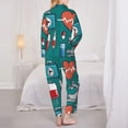 thumbnail image 6 of Goofa Medical Elements Printed Women’s 2 Piece Pajama Set Super,Pajamas Women's Long Sleeve Sleepwear Soft Button Down Loungewear Pjs Lounge Set Nightwear-Large, 6 of 9