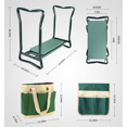 thumbnail image 2 of Garden Stool and Kneeler,Foldable Gardening Bench with Tool Bag Pouch EVA and Garden Gloves,Garden Kneeler and Seat Gardening Gift for Women Men, 2 of 5