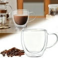 thumbnail image 1 of Ensemble de Tasses à Café à Double Paroi en Borosilicate pour Café Expresso, 1 of 7