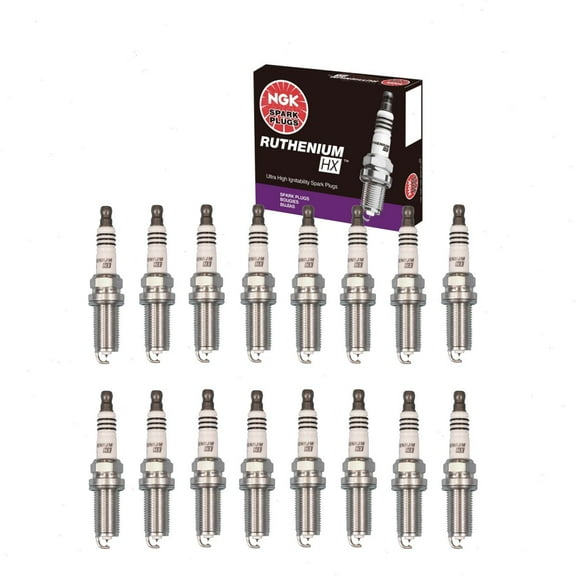 16 pc NGK Ruthenium HX Spark Plugs compatible with Dodge Durango 5.7L V8 2009-2020