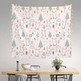 thumbnail image 2 of Pofeuu Rabbit Forest Print Wall Tapestry Decoration Wall Hanging Tapestry 60 x 51 Inch, 2 of 6