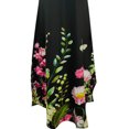 thumbnail image 5 of Leutsin Robe Décontractée Ample pour Femmes avec Poches Manches Courtes Imprimée Col Rond Longueur Cheville, 5 of 5