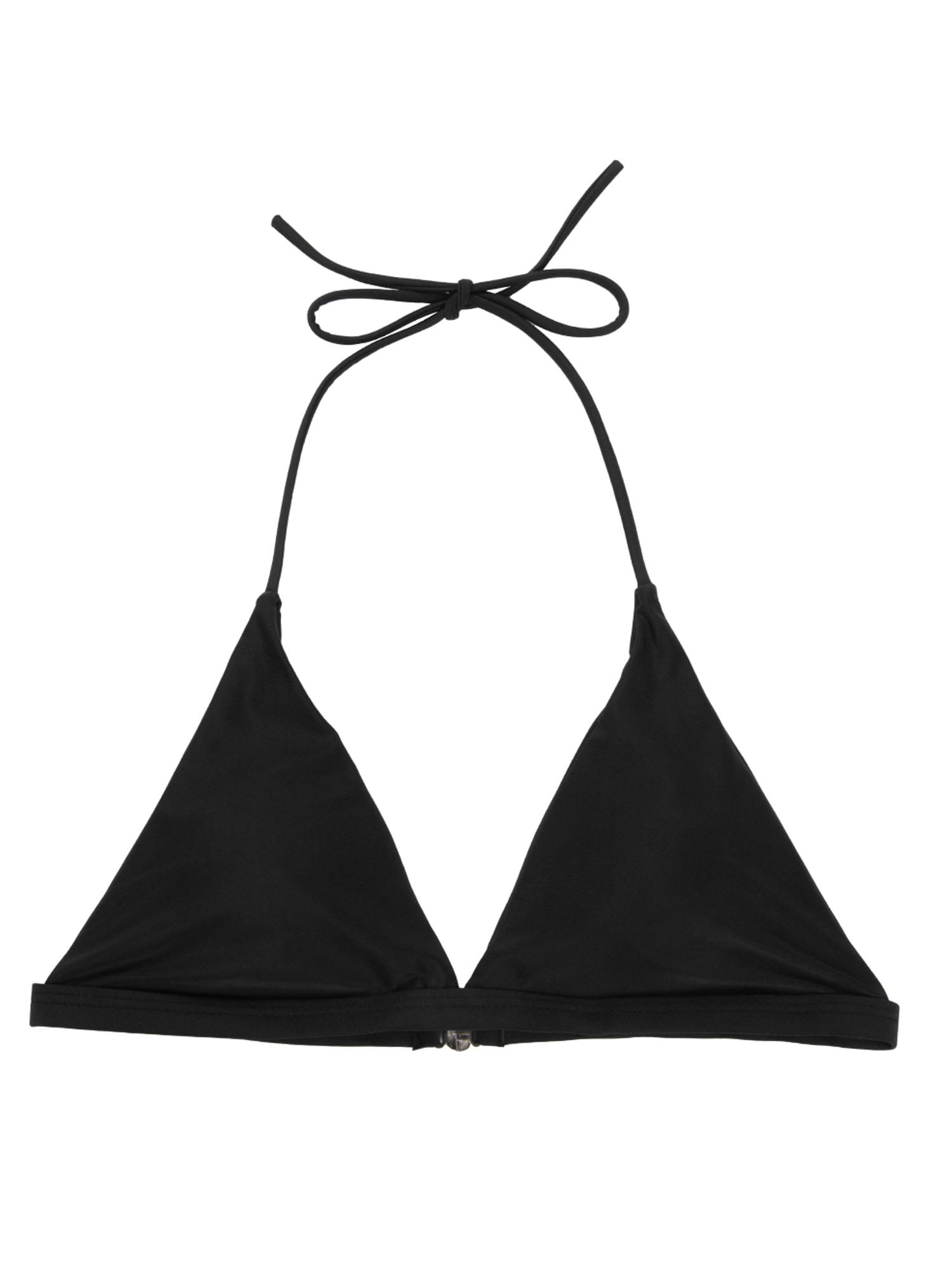 Licupiee Women Bikini Top Solid Color Padded Wire Free Halter Bra