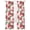 Red, variant on Strawberry Rustic Sheer Curtains 96 Inch Length 2 Panels Set, Pink Spring Summer Floral Fruit Voile Window Treatment Semi Sheer Long Curtains Drapes for Bedroom/Living Room/Kitchen 52"x96"x2