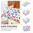 thumbnail image 3 of Iauyy Large Storage Box with Lid - Foldable Home Storage Bins for Clothes Toy Holiday Decor, Butterfly Pattern (42*32*30cm), 3 of 6