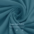 thumbnail image 5 of Subrtex Elastic Wrap Around Bed Skirt Dust Ruffle Smooth Soft Bed Frame Cover 15-inch Drop (Twin, Peacock Blue), 5 of 6