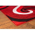 thumbnail image 2 of GLORY RUGS Area Rug 2x3 Red Black Door Mat Modern Swirls Carpet Bedroom Living Room Contemporary Dining Accent Sevilla Collection 4817, 2 of 5