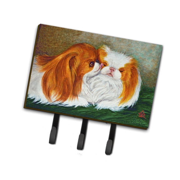 Carolines Treasures MH1045TH68 Japanese Chin Best Friends Leash or Key Holder Triple multicolor