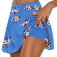 thumbnail image 2 of Jacenvly New Skorts for Ladies Loose Print Mini Skorts Elastic Waist High Waisted Quick Drying Sport Skirts Women, 2 of 6