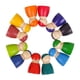 thumbnail image 5 of 24 Piezas Rainbow Wooden Colorful Pintado Peg Dolls Niños Niños, 5 of 9