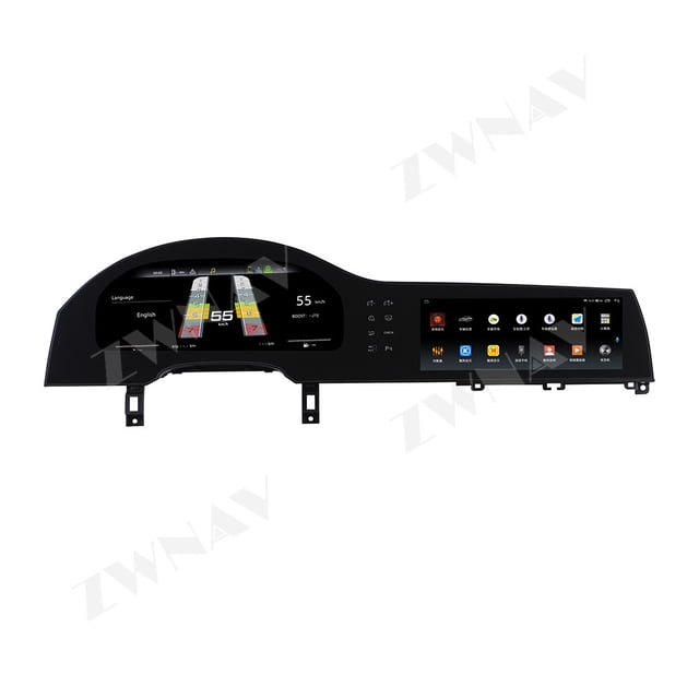 ZWNAV Car Multimedia Player For Audi Q7 2005-2016 GPS Android Auto Carplay Tape Recorder DSP Digital Cluter LCD Dash 24.6" Dual Screen