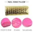 thumbnail image 4 of Coussin d'Ongle Amovible Support d'Art d'Ongle Portable Réutilisable Coussin de Manucure Repose-Mains d'Ongle Portable Coussin de Manucure Coloré, Doré, 4 of 8