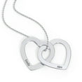 thumbnail image 3 of Engravable Interlocking Double Heart Pendant, 3 of 6