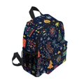 thumbnail image 2 of FORMRS Kids School Backpack with Front Zippered Pocket 12" Student Travel Daypack, Dark Blue Christmas, 2 of 6