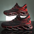 thumbnail image 4 of Men's Lace-Up Knit Breathable Blade Athletic Sneakers, 4 of 7