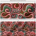 thumbnail image 2 of Soimoi Cotton Voile Fabric Artistic Paisley Printed Fabric 1 Yard 42 Inch Wide, 2 of 7