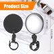 thumbnail image 3 of Scienceny Espejos traseros artesanales exquisitos para ciclistas, espejos universales para bicicleta, fáciles de instalar, 2 pack/lote Accesorios para motos, 3 of 6