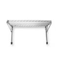 thumbnail image 3 of ZORO SELECT 2HGC9 : Ventilated Steel Wire Wall Shelf 14"D x 24"W x 14"H Chrome, 3 of 5