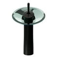 thumbnail image 2 of Novatto GF-001ORB-C Falls Bathroom Vessel Faucet, Oil-Rubbed Bronze with Clear Glass Disc, 2 of 4