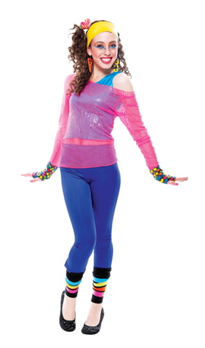 Tween Girls 80's Dance Star Child Halloween Costume - Walmart.com ...