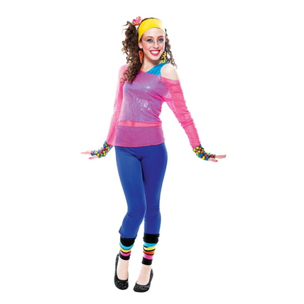 Tween Girls 80's Dance Star Child Halloween Costume - Walmart.com ...