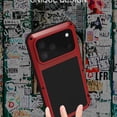 thumbnail image 5 of Dteck For iPhone 17 Pro Case Heavy Duty Rugged Military Grade Aluminum Metal Full Body Shockproof Dustproof Protective Cover with Built-in Tempered Glass Screen Protector, Green, 5 of 7