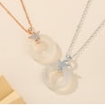 thumbnail image 2 of Peace Clasp Necklace Crown Necklace with Diamonds, 2 of 3
