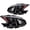 Black Amber, variant on For 2009-2014 Nissan Maxima Halogen Headlights Assembly Headlamps Left+Right