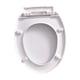 thumbnail image 3 of Tapa de Asiento de Inodoro, Silenciosa, Accesorios, Fácil de Limpiar, Reemplazo Simple para La Tapa de La Tapa Del Inodoro para El Baño Doméstico, Par Tipo O, 3 of 9
