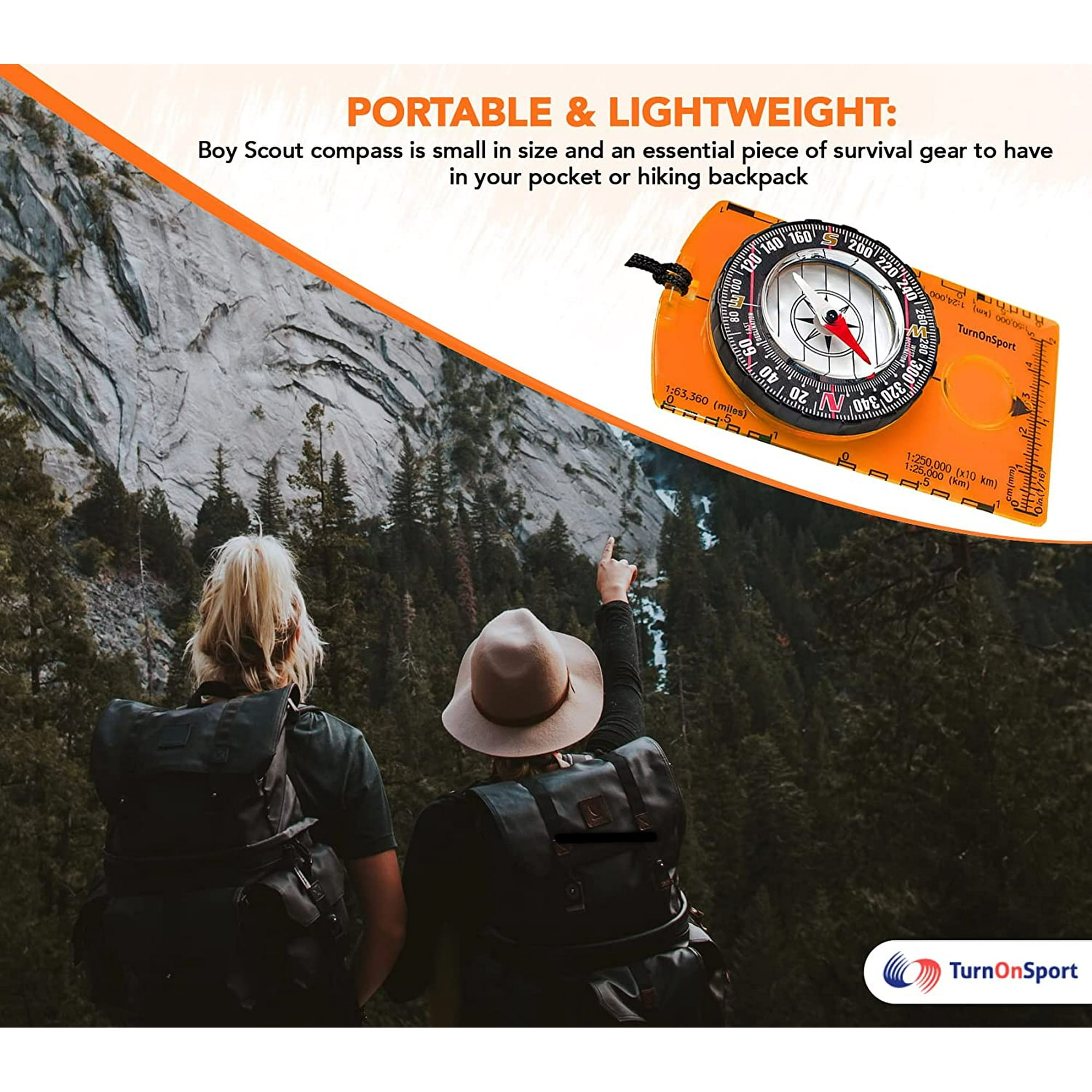 GFDYREE Orienteering Compass Hiking Backpacking Compass Advanced Scout Compass Camping and Navigation Boy Scout Compass Kids Professional