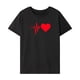 thumbnail image 1 of Camiseta para mujer con cuello redondo, cómoda camiseta básica para deportes de vacaciones en la calle S, 1 of 4