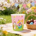 thumbnail image 3 of D Easter Disposable Paper Cups, 16Pc 8.7Oz Paper Cups With Bunny And Egg Design For Beverages At Parties And Family Events, 3 of 7