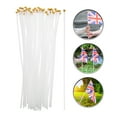 thumbnail image 4 of 50Pcs Plastic Flagpole DIY Plastic Flag Pole Sticks Flagpole Replacement for School Office, 4 of 9