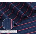 thumbnail image 6 of RUVANTI 100% Cotton Sheets – Queen Size Percale Bedding, Cooling & Breathable Floral Design, Durable with a Crisp, Soft & Comfortable Feel, 16" Deep Pocket, 4-Piece Set, Nautical, 6 of 8