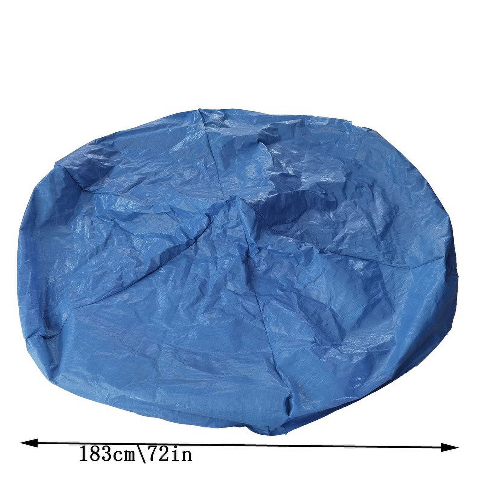 Toit Pare-soleil Pour Trampoline 244 Cm/8ft - Anti-UV - Respirant - Résistant - Pour 6 Poteaux - Noir