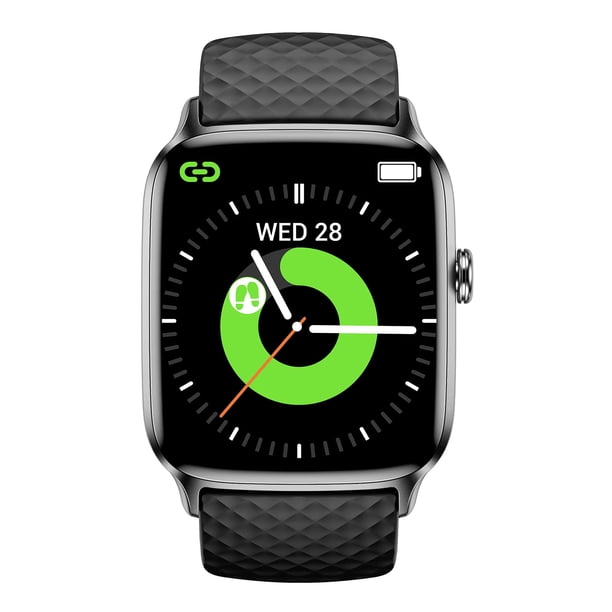 Reloj inteligente Vilsaw VM 416 Fitness con monitor de frecuencia cardíaca negro